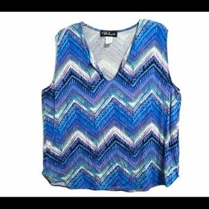Belush Plus Size Top sleeveless 2X
